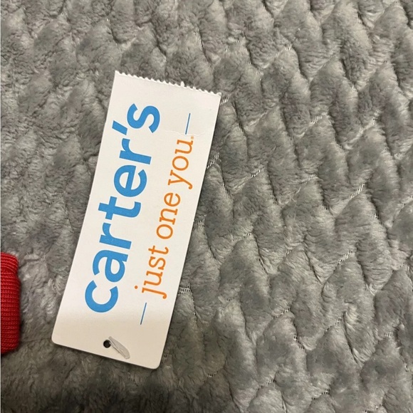 Carters Christmas Set 2 Pieces Fleece Footie Pyjamas Size 18 Months - Picture 5 of 7